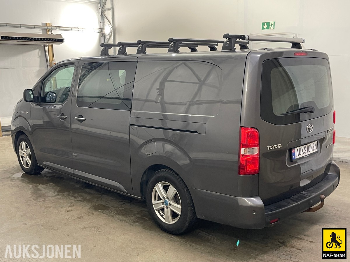 2021 Toyota ProAce ELECTRIC 75 KWH 136 HK AUT NAVI KAMERA CRUISE SKYVEDØRER