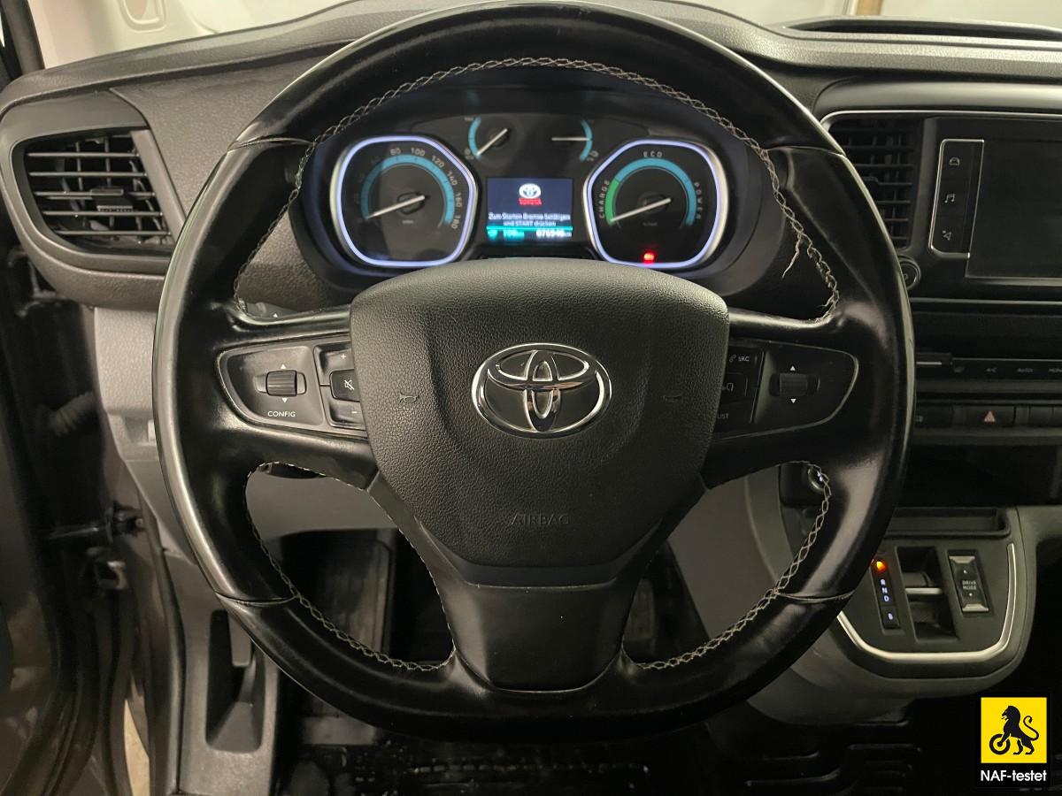 2021 Toyota ProAce ELECTRIC 75 KWH 136 HK AUT NAVI KAMERA CRUISE SKYVEDØRER