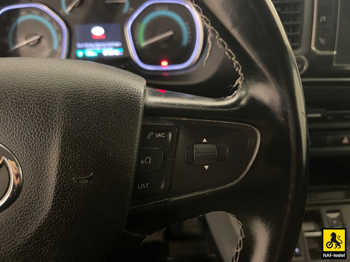2021 Toyota ProAce ELECTRIC 75 KWH 136 HK AUT NAVI KAMERA CRUISE SKYVEDØRER