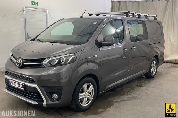 2021 Toyota ProAce ELECTRIC 75 KWH 136 HK AUT NAVI KAMERA CRUISE SKYVEDØRER