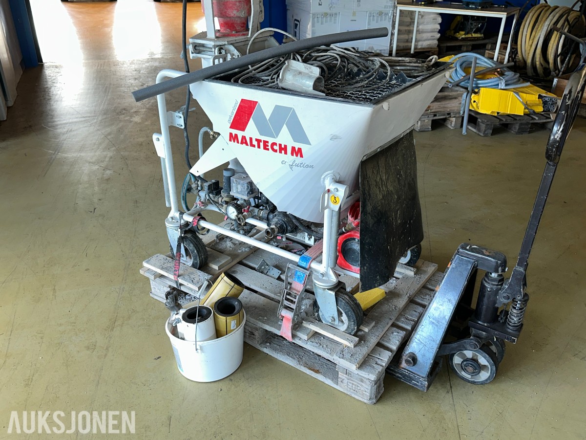 2018 Maltech M5-EVO blandepumpe / mørtelpumpe