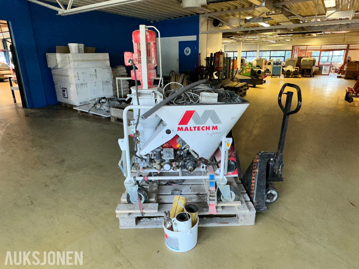 2018 Maltech M5-EVO blandepumpe / mørtelpumpe