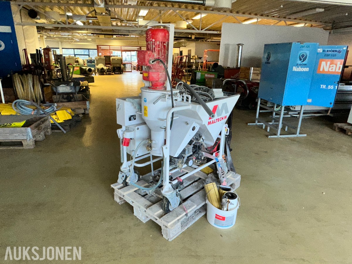 2018 Maltech M5-EVO blandepumpe / mørtelpumpe