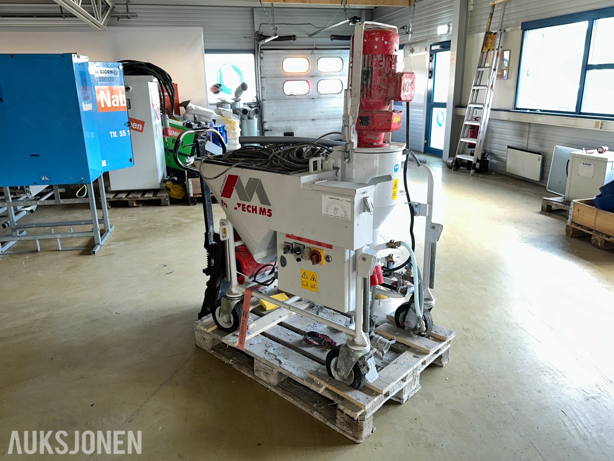 2018 Maltech M5-EVO blandepumpe / mørtelpumpe