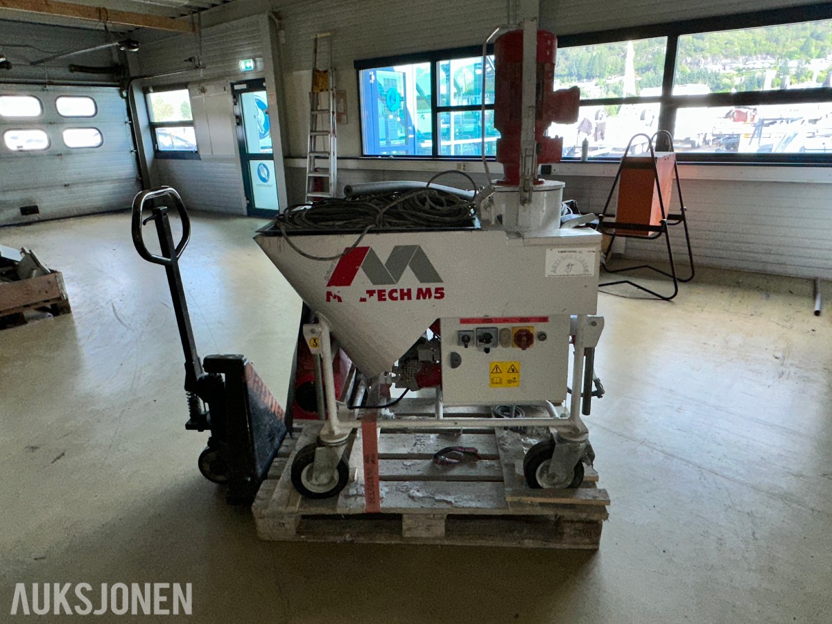 2018 Maltech M5-EVO blandepumpe / mørtelpumpe