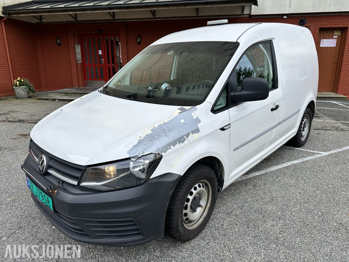 2019 Volkswagen Caddy 2,0 TDI 102hk, DSG/HENGERFESTE/RYGGEKAMERA, 183728km