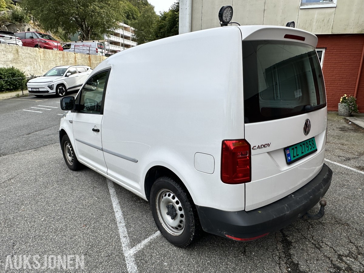 2019 Volkswagen Caddy 2,0 TDI 102hk, DSG/HENGERFESTE/RYGGEKAMERA, 183728km