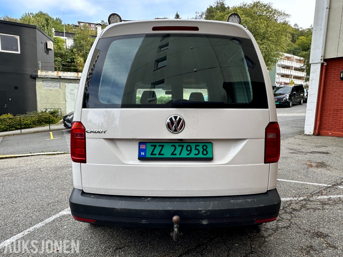 2019 Volkswagen Caddy 2,0 TDI 102hk, DSG/HENGERFESTE/RYGGEKAMERA, 183728km