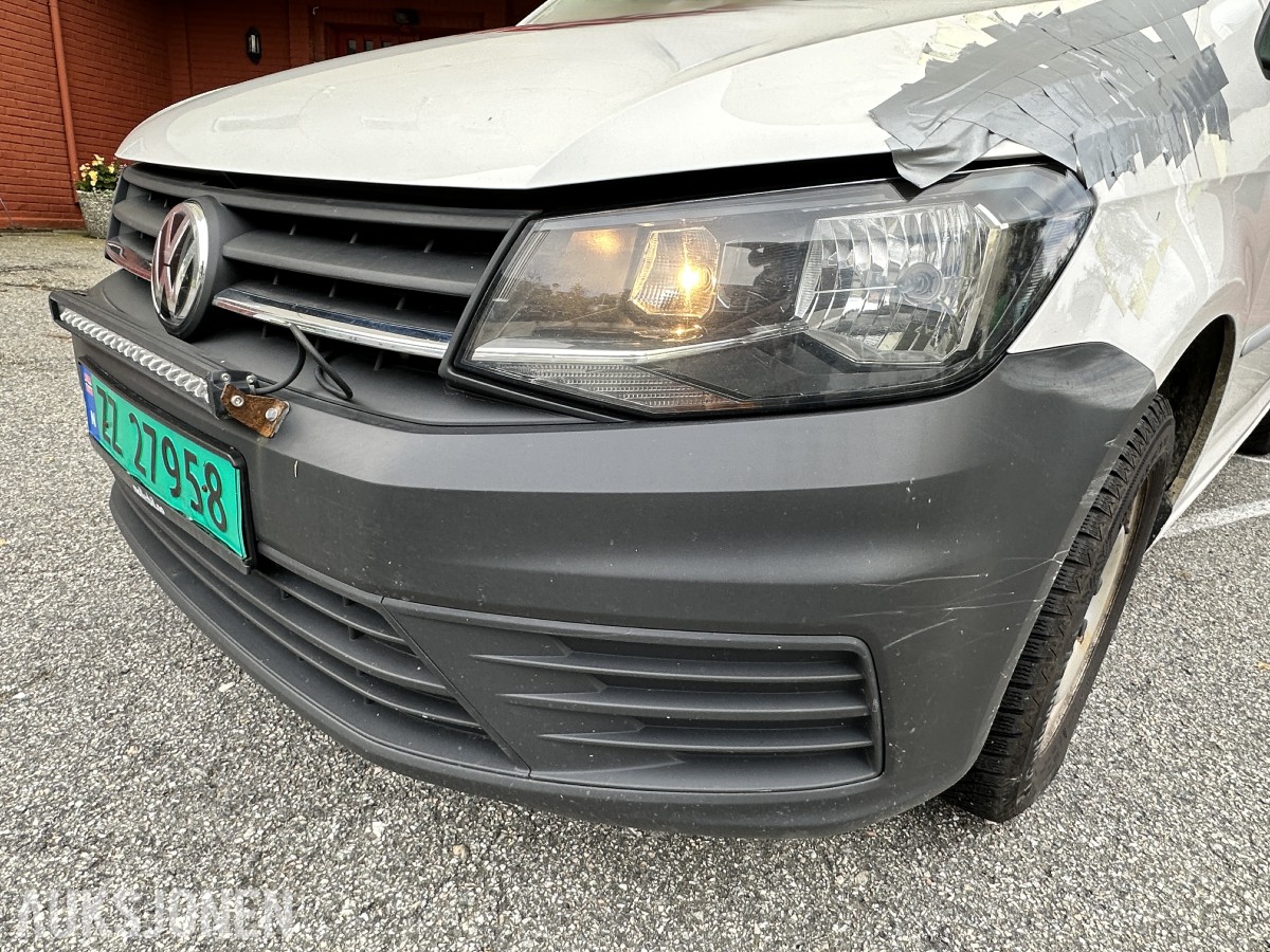 2019 Volkswagen Caddy 2,0 TDI 102hk, DSG/HENGERFESTE/RYGGEKAMERA, 183728km