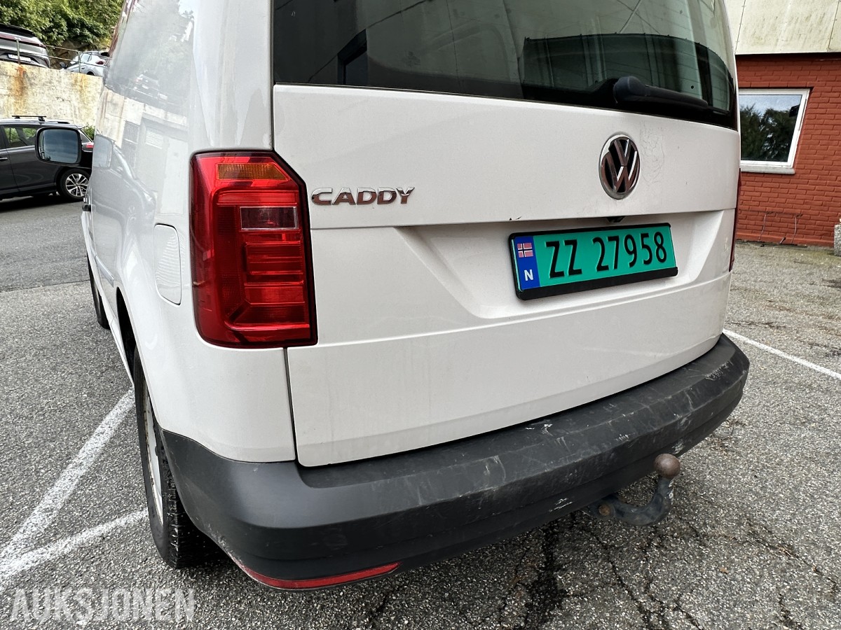 2019 Volkswagen Caddy 2,0 TDI 102hk, DSG/HENGERFESTE/RYGGEKAMERA, 183728km