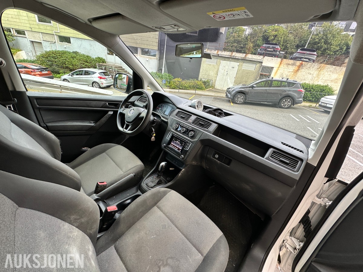 2019 Volkswagen Caddy 2,0 TDI 102hk, DSG/HENGERFESTE/RYGGEKAMERA, 183728km