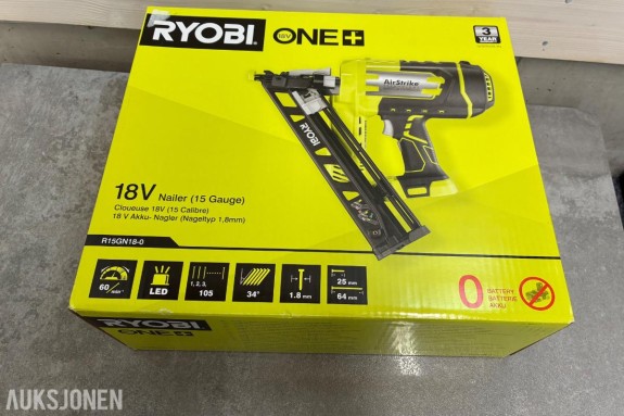 Ryobi R15GN18-0 ONE+ 18V AirStrike dykkertpistol