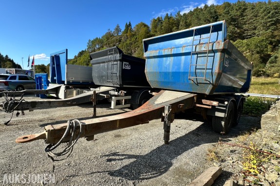 2013 Nor Slep PHV-18T -akslet tippsemi, 18 000 kg totalvekt
