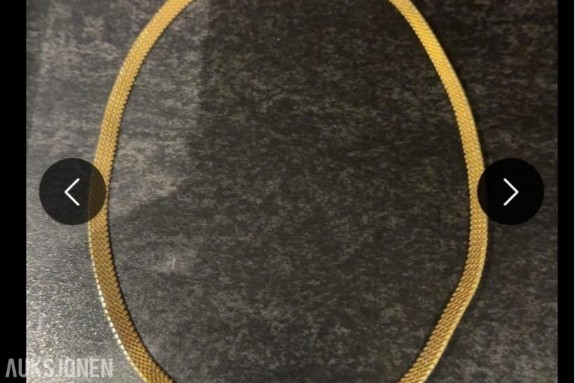 Gull halskjede 36 gram, 14k
