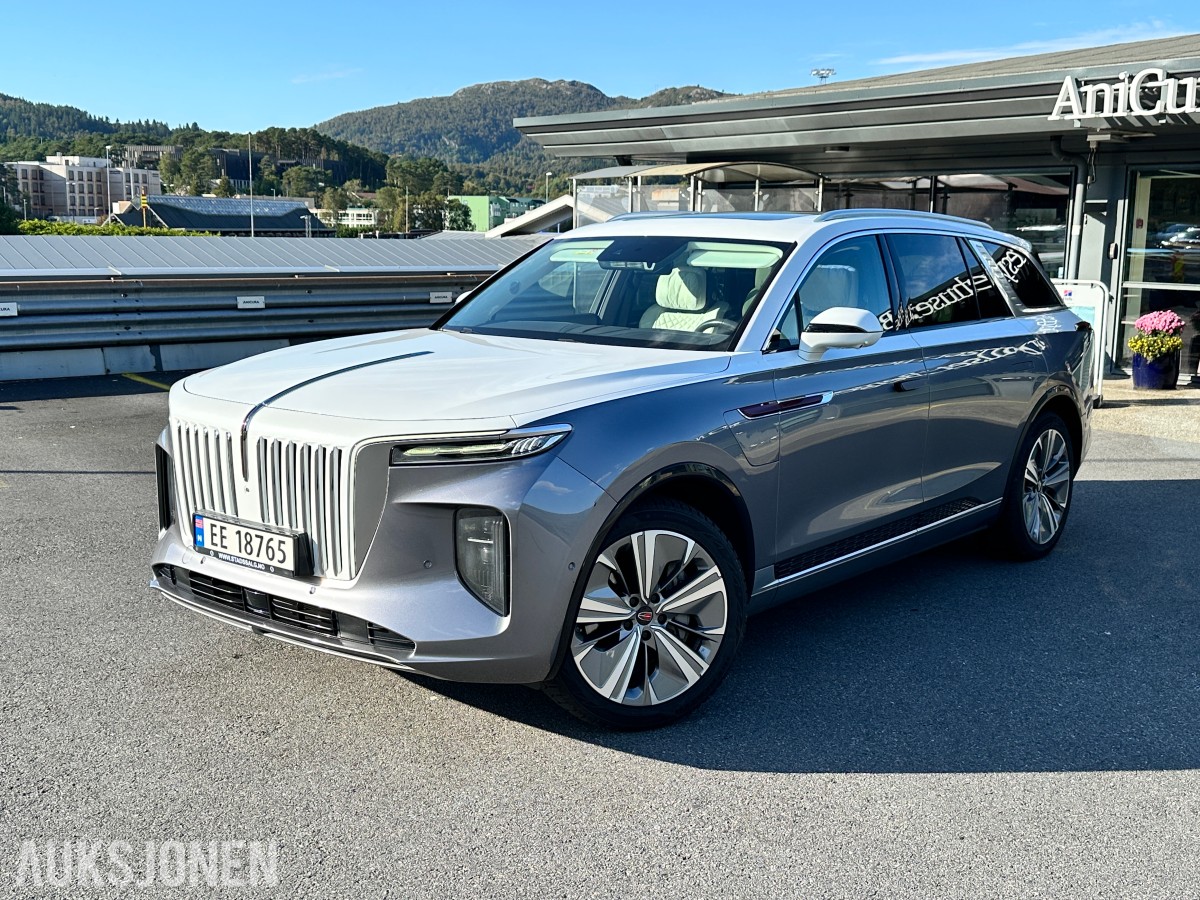 2022 Hongqi E-HS9 EXCLUSIVE, 99kWh 551hk 4x4 - LUFT/MASSASJE/360, 93936km