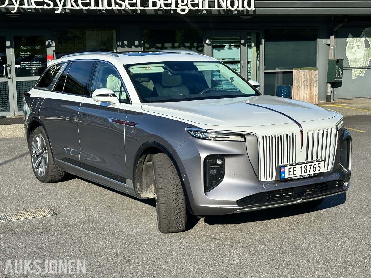 2022 Hongqi E-HS9 EXCLUSIVE, 99kWh 551hk 4x4 - LUFT/MASSASJE/360, 93936km