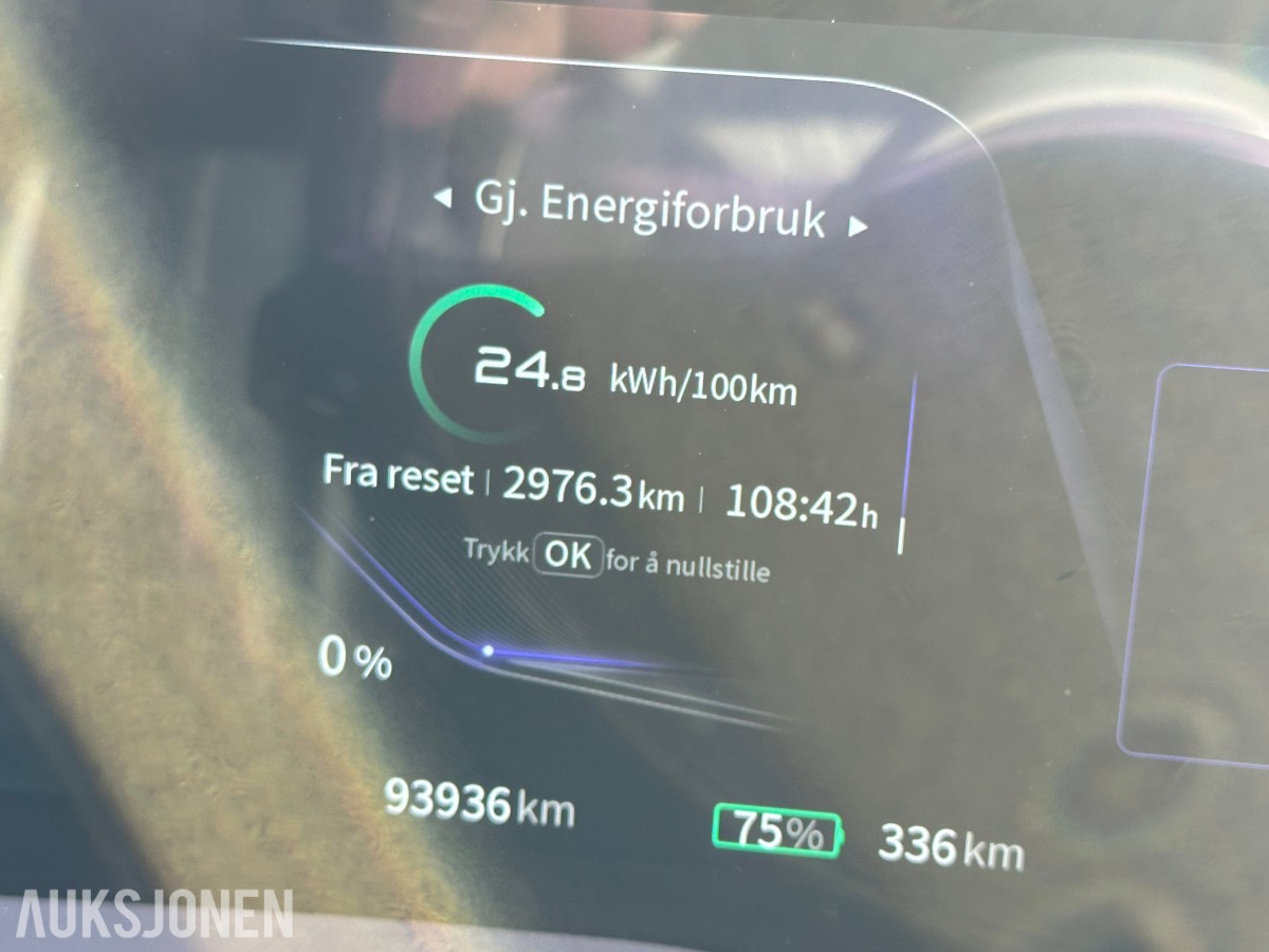 2022 Hongqi E-HS9 EXCLUSIVE, 99kWh 551hk 4x4 - LUFT/MASSASJE/360, 93936km
