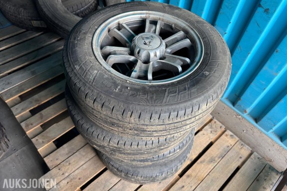 2020 Nokian Hakka C2, 195/70R 15C 104/102R, 4 stk dekk og felg 