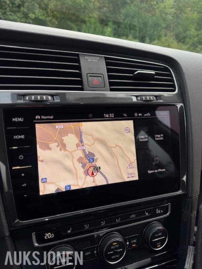 2019 Volkswagen E-Golf 136hk Adaptiv cruisekontroll, Kupevarmer Nylig EU godkjent