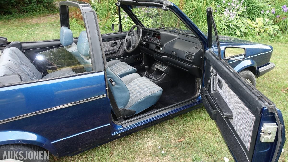 1981 Volkswagen Golf MK1 Cabriolet Prosjekt