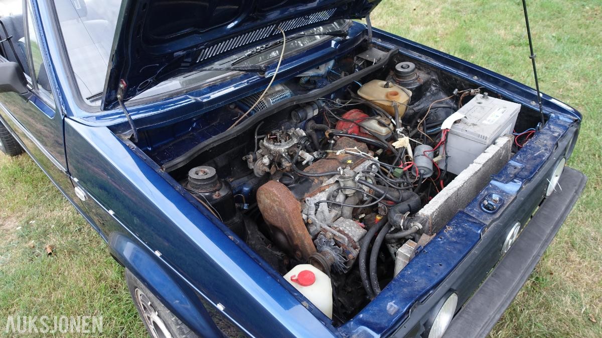 1981 Volkswagen Golf MK1 Cabriolet Prosjekt