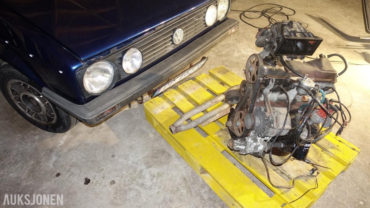 1981 Volkswagen Golf MK1 Cabriolet Prosjekt