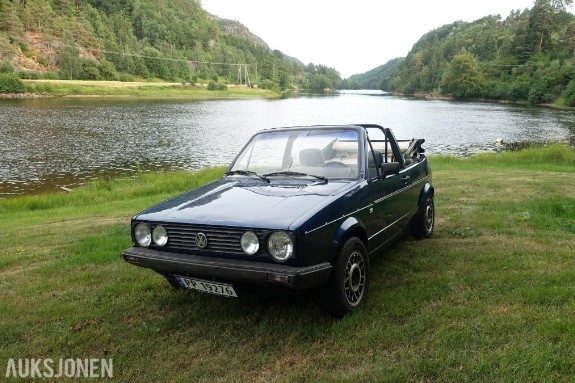 1981 Volkswagen Golf MK1 Cabriolet Prosjekt