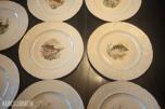 1900 Burleigh Ware fiskeservise i Ironstone Ironstone