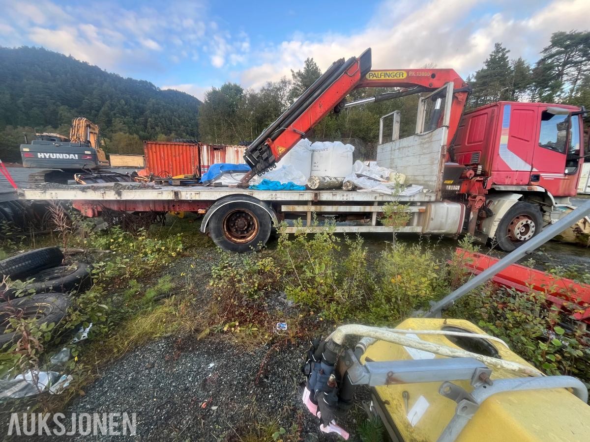 Iveco med Palfinger  pk 13000 kran - delebil