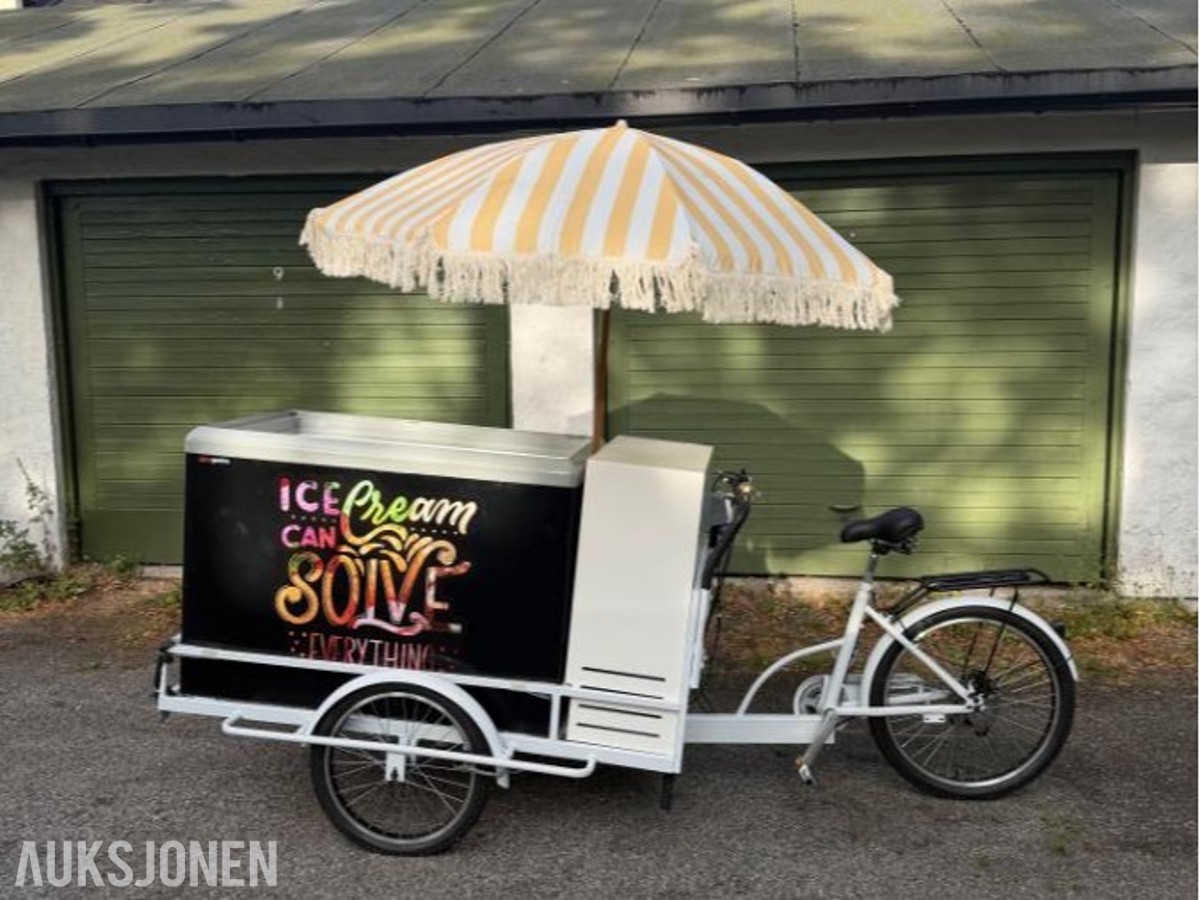 2025 Gelato Sykkel - Iskremvogn
