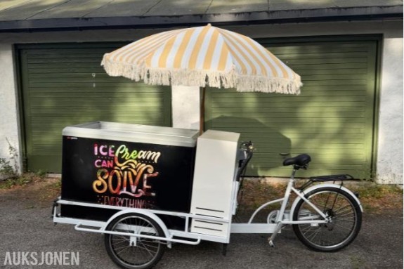 2025 Gelato Sykkel - Iskremvogn 