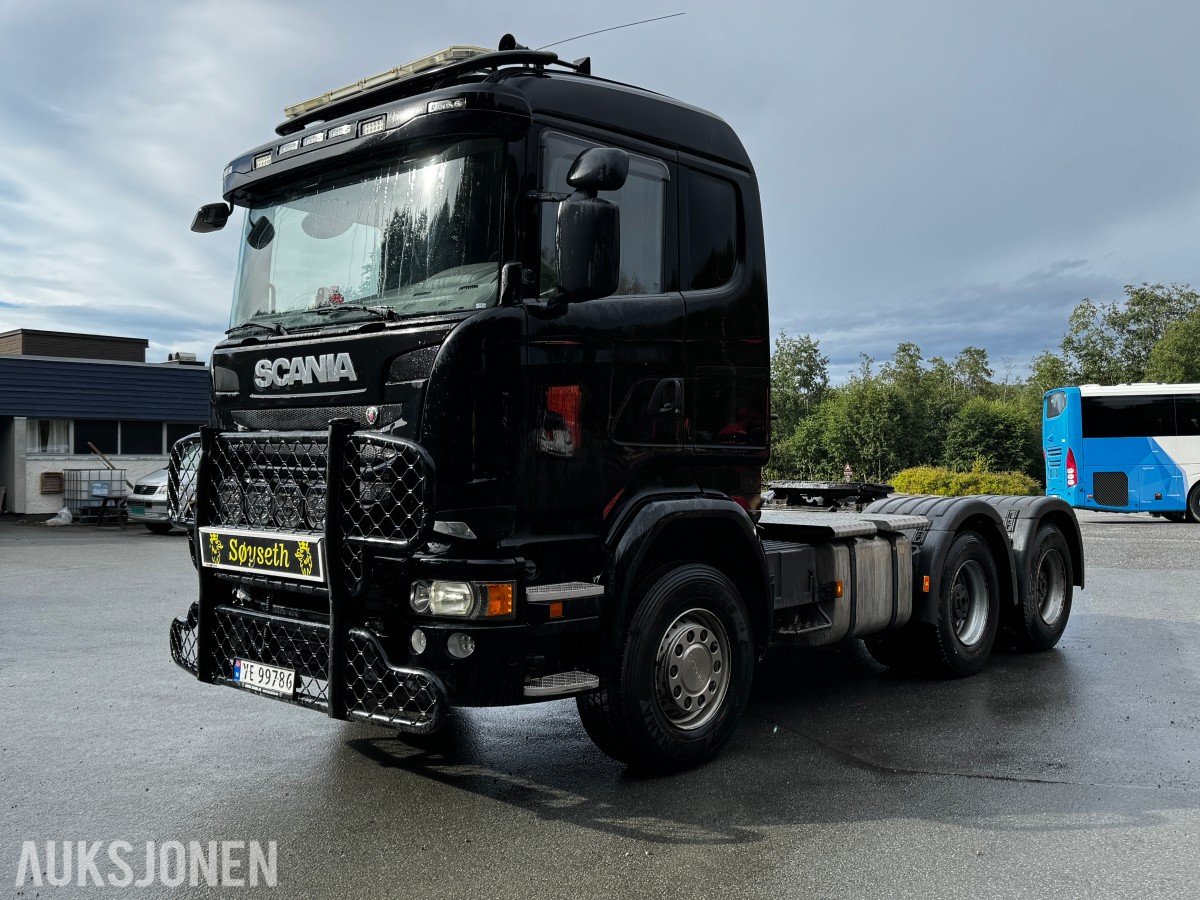 2016 Scania R580 Trekkvogn for tippsemi - 6x4 tandem - Euro 6 - Navreduksjon - Istrail tippsemipåbygg