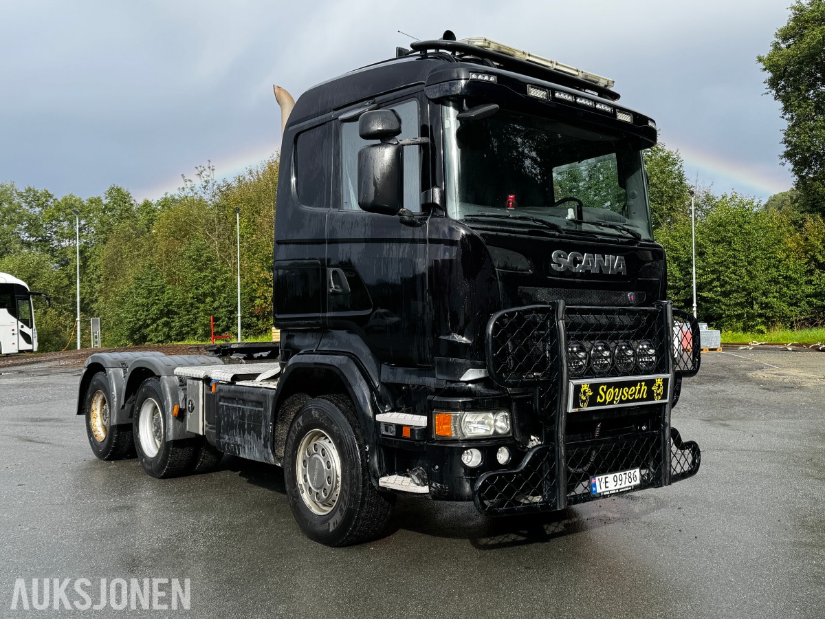 2016 Scania R580 Trekkvogn for tippsemi - 6x4 tandem - Euro 6 - Navreduksjon - Istrail tippsemipåbygg
