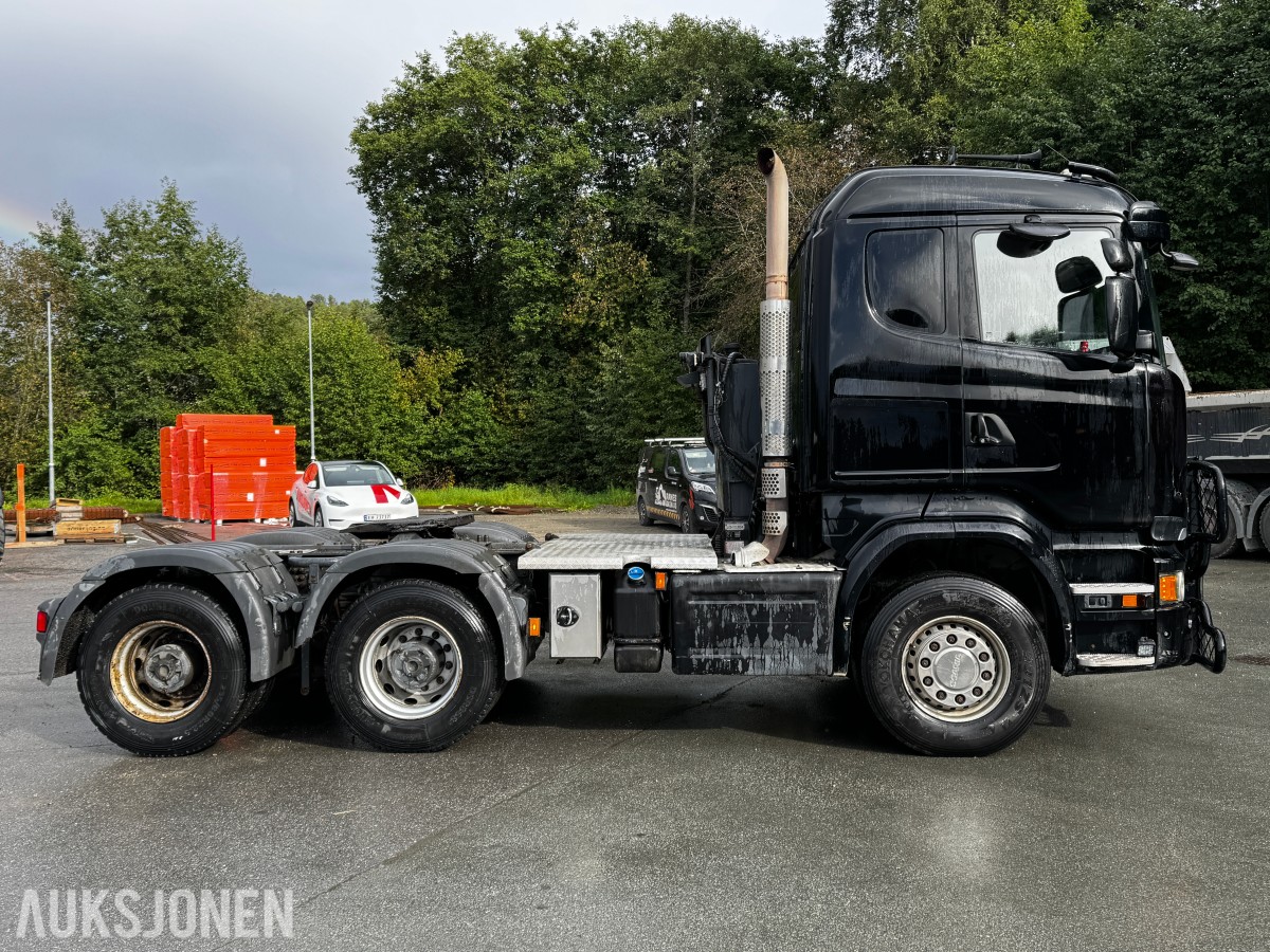 2016 Scania R580 Trekkvogn for tippsemi - 6x4 tandem - Euro 6 - Navreduksjon - Istrail tippsemipåbygg