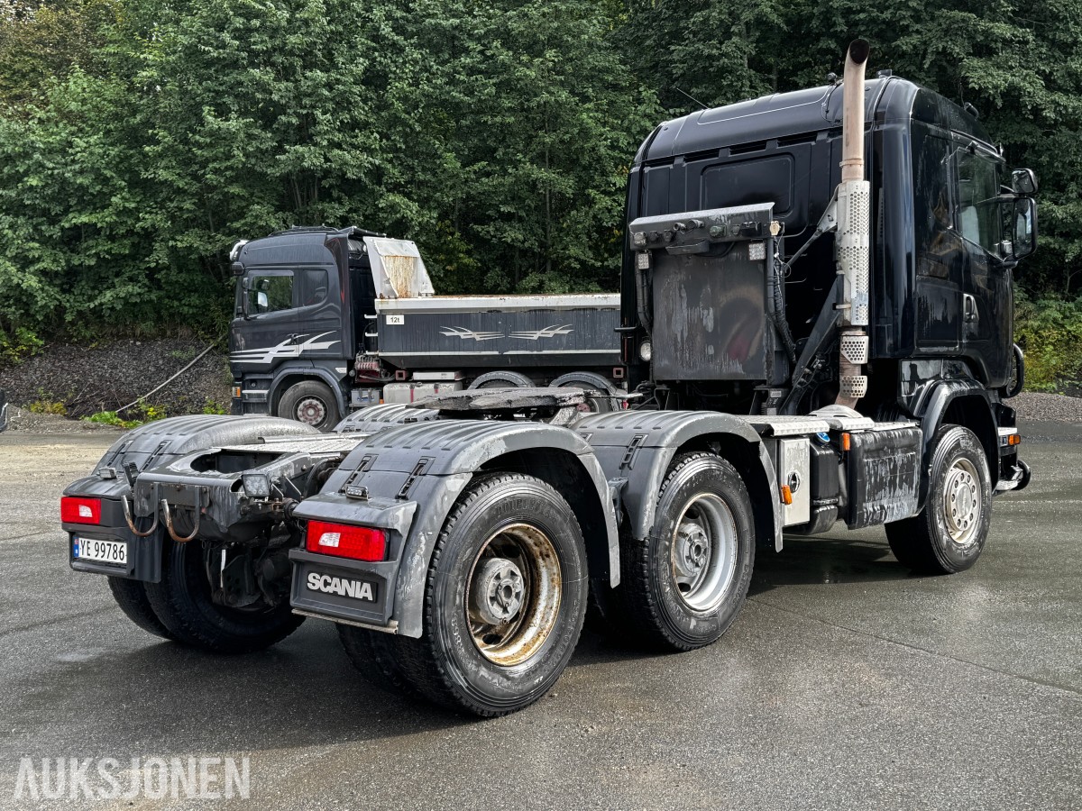 2016 Scania R580 Trekkvogn for tippsemi - 6x4 tandem - Euro 6 - Navreduksjon - Istrail tippsemipåbygg