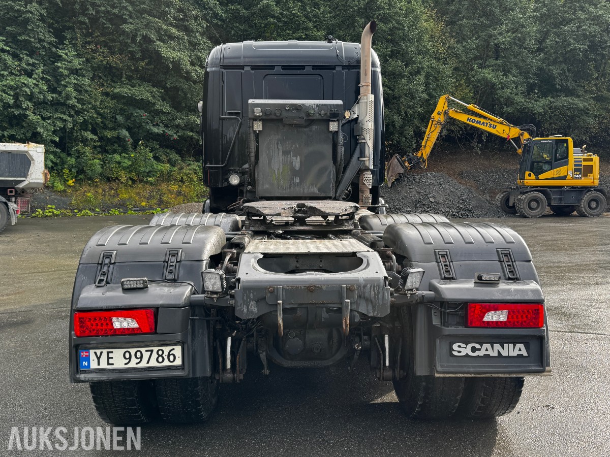 2016 Scania R580 Trekkvogn for tippsemi - 6x4 tandem - Euro 6 - Navreduksjon - Istrail tippsemipåbygg