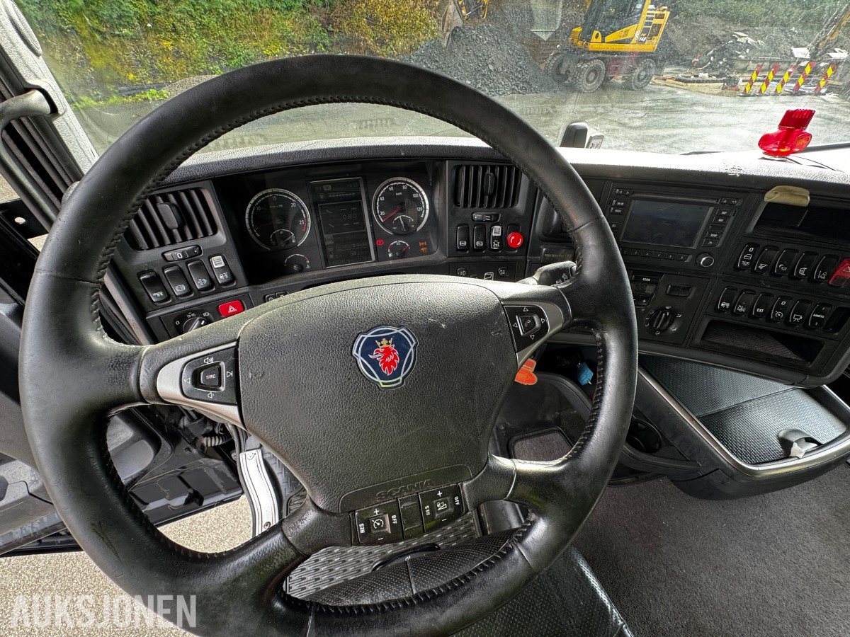 2016 Scania R580 Trekkvogn for tippsemi - 6x4 tandem - Euro 6 - Navreduksjon - Istrail tippsemipåbygg