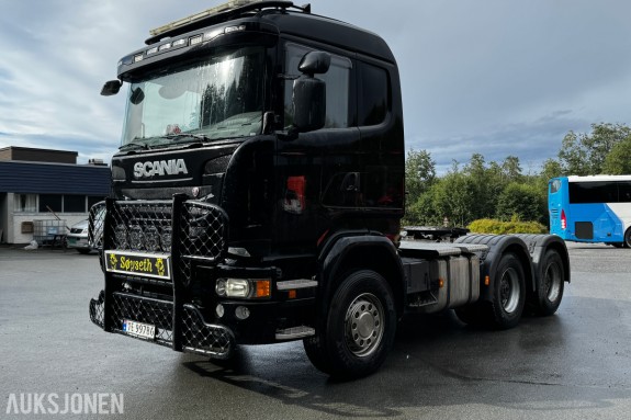 2016 Scania R580 Trekkvogn for tippsemi - 6x4 tandem - Euro 6 - Navreduksjon - Istrail tippsemipåbygg