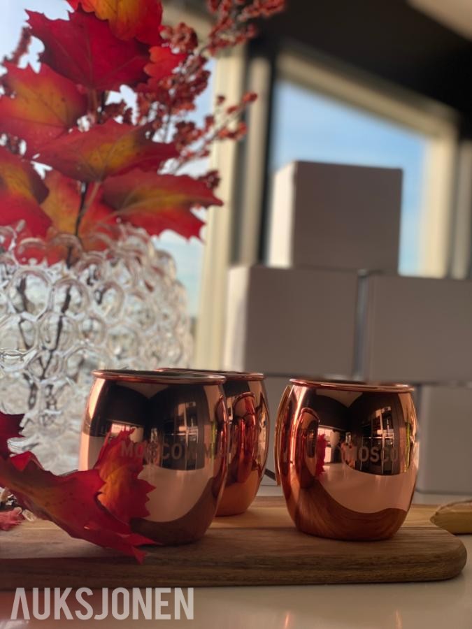 MOSCOW MULE-KUPP! 50 STK NYE KOBBERKRUS – RIMELIG FRAKT HELE LANDET