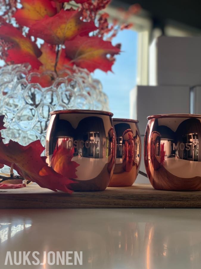 MOSCOW MULE-KUPP! 50 STK NYE KOBBERKRUS – RIMELIG FRAKT HELE LANDET