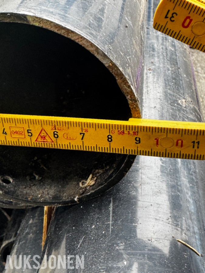 14 stk lakkerte skiltstolper - Ø 89 mm