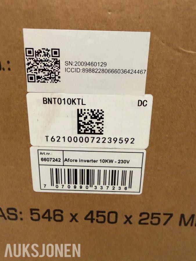 Afore Inverter 10kW - 230V