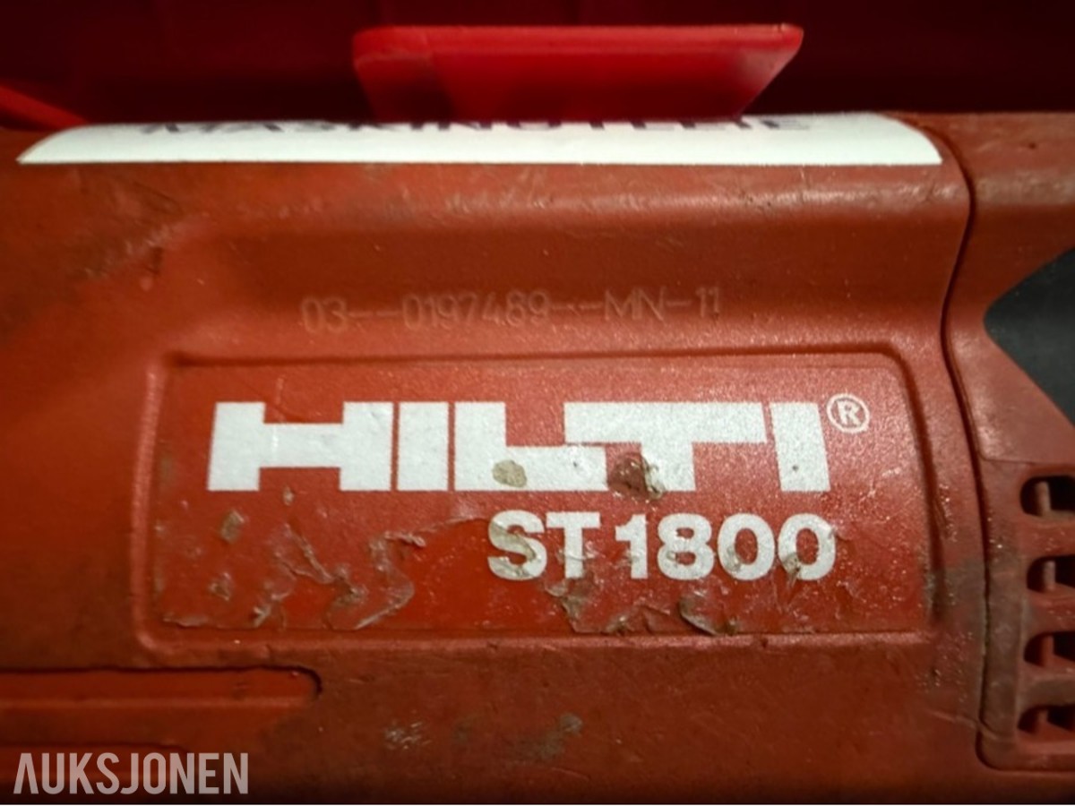 Hilti ST 1800 skrumaskin m/koffert.