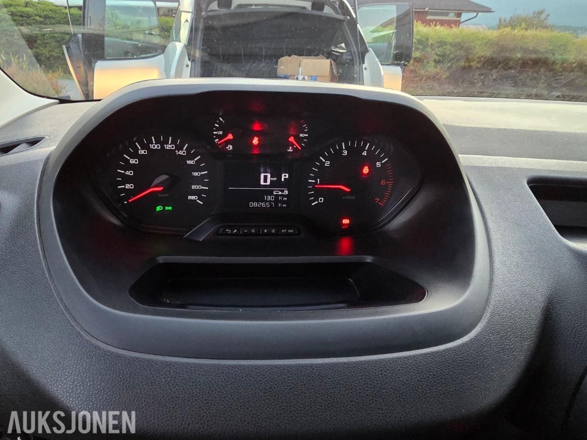 2021 PEUGEOT PARTNER 1.5 HDI 130 AUTOMAT BOTT INNREDNING