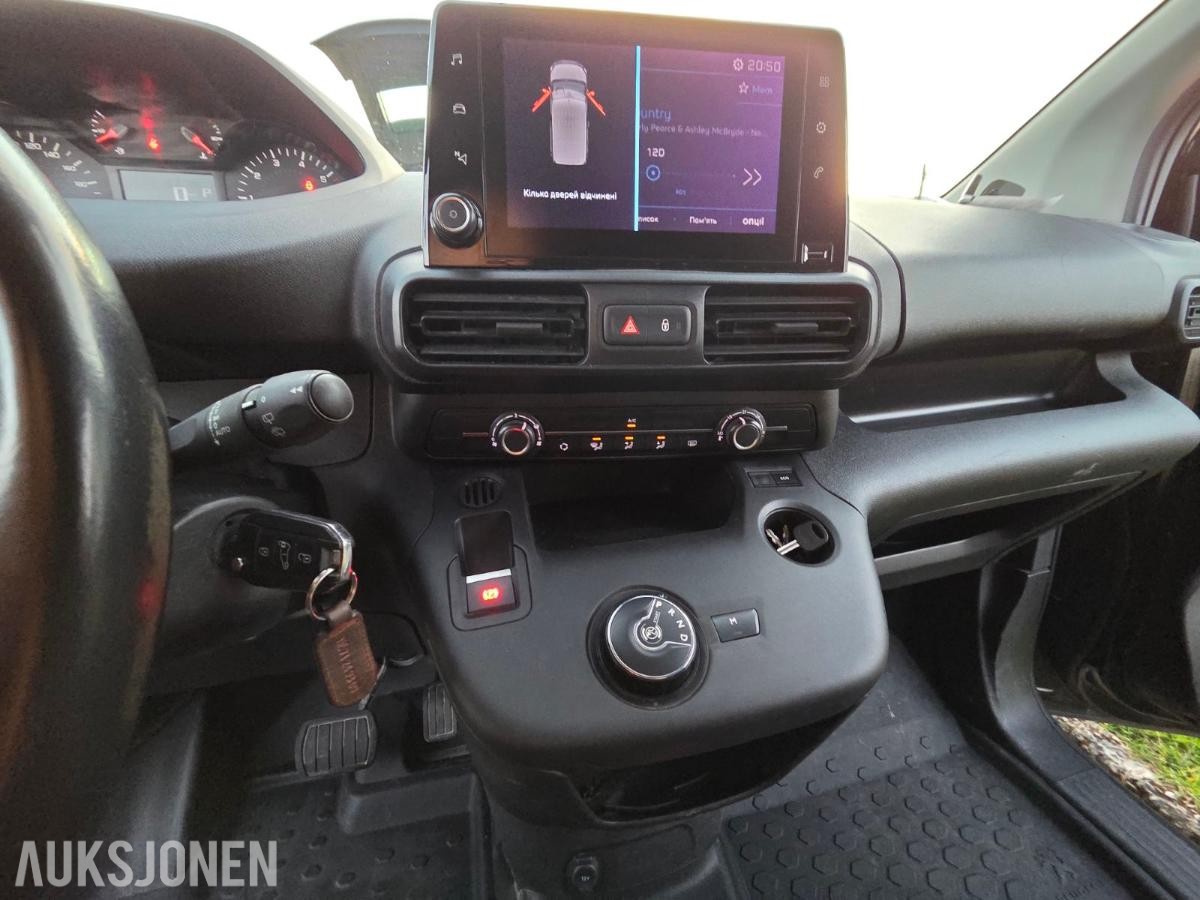 2021 PEUGEOT PARTNER 1.5 HDI 130 AUTOMAT BOTT INNREDNING