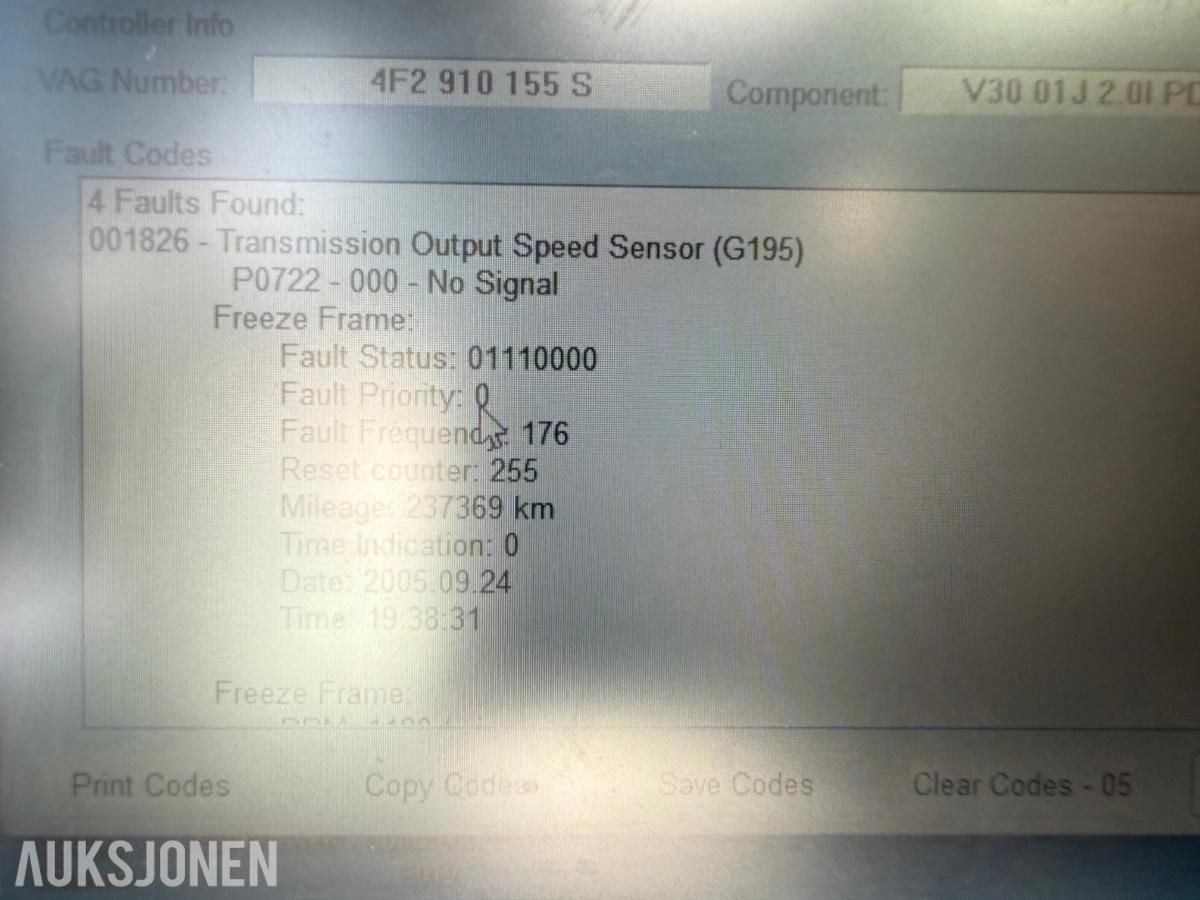 2007 Audi A6 2.0 Diesel, Automat, Skinninteriør, Hengerfeste, Reparasjonsobjekt