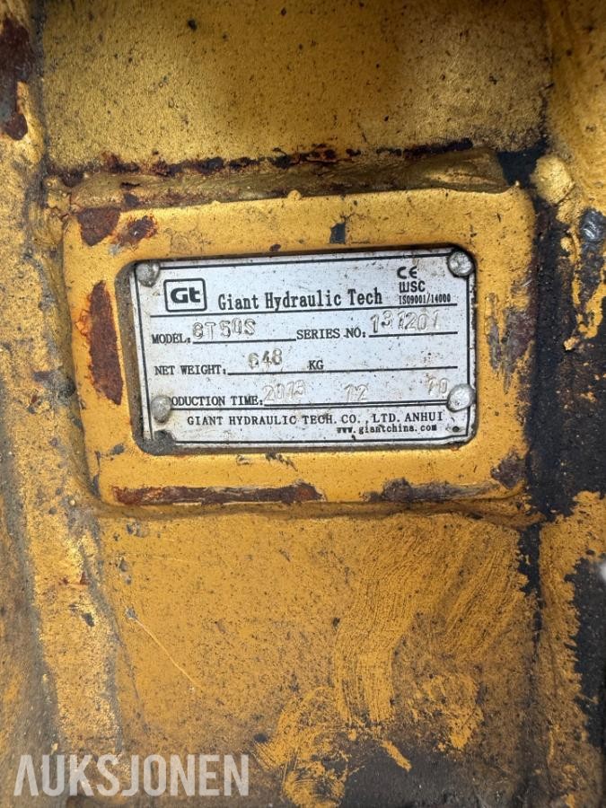 2013 Giant GT50S hydraulisk hammer