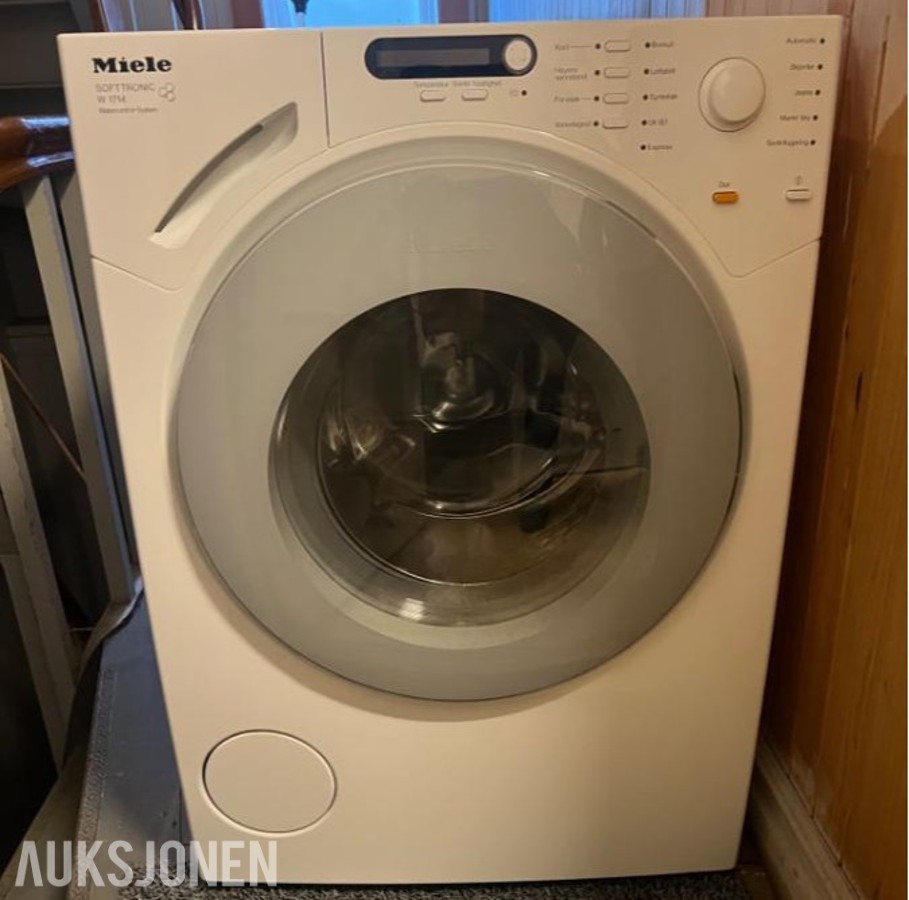 Miele Softtronic W 714 vaskemaskin – fungerer – Reparasjonsobjekt