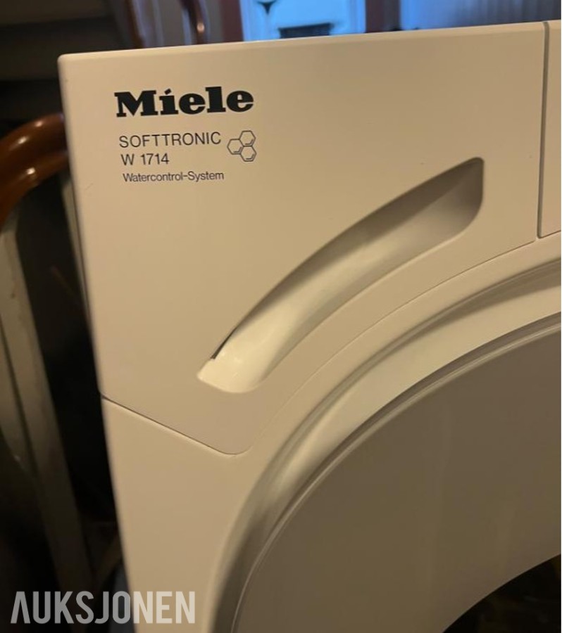 Miele Softtronic W 714 vaskemaskin – fungerer – Reparasjonsobjekt