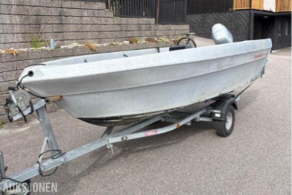 2007 Pioner Viking med Honda 30hk påhengsmotor